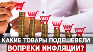 Какие товары подешевели вопреки инфляции