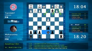 Chess Game Analysis: Tarriik87 - Makaronina : 0-1 (By ChessFriends.com)