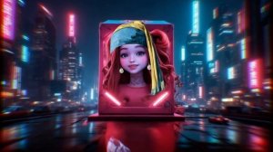 🩷🖤 Кукла Лол – Неоновый бред в стиле глитчкор 💀🎭