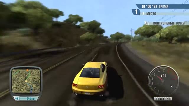 TDU - Ferrari 612 Scaglietti, C3 - Рекорд 8 водителей смотреть онлайн