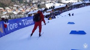 Santa Visits Le Grand Bornand World Cup