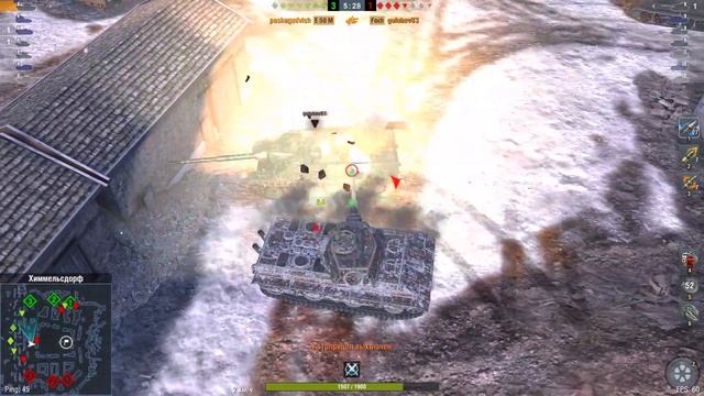 Tanks Blitz . WOT Blitz 10.4.0 / E 50 Ausf. M смотреть онлайн