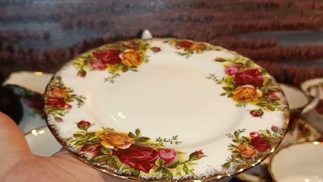 Сервиз.Royal Albert.Old Country Roses.Англия.Фарфор смотреть онлайн