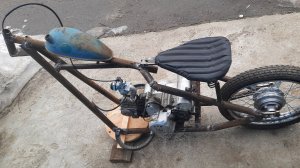 Чоппер из Альфы. Часть 2. Постройка рамы