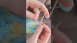 3D узор для меланжевой пряжи! Вяжется с закрытыми глазами!