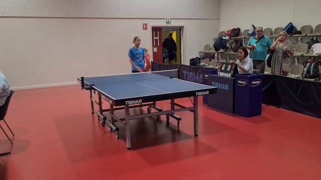 Eurominichamp's 2023, group in U13, KRYVOSHEIA Vs MELINTII, настольный теннис Франция