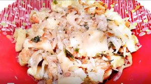 Тушеная капуста с картошкой без мяса! Рецепт!