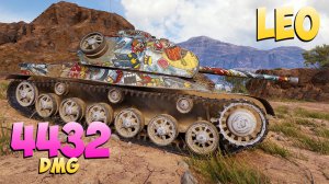 Leo - 3 Фрагов 4.4K Урона - Уровень удачи! - Мир Танков