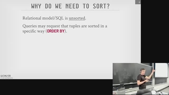 INTDB24 11 - Sorting & Aggregation Algorithms ✸ dbt Database Talk