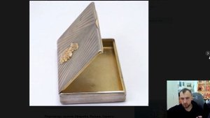 Золотые портсигары 56 пробы. Мега круть