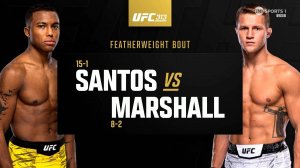 UFC 313: MAIRON SANTOS vs FRANCIS MARSHALL /FULL FIGHT