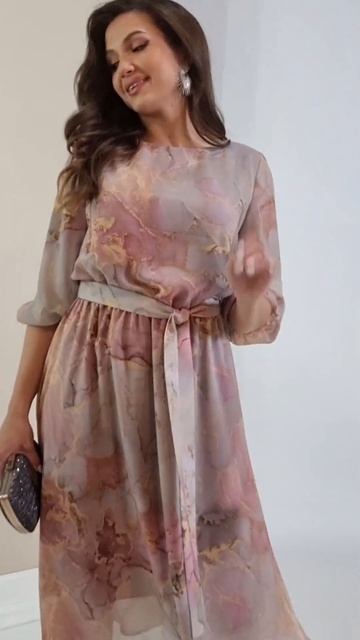 Вечернее платье AGATTI 5232 розовый смотреть онлайн