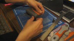 Делаем кожеток для рогатки с помощью дырокола) DIY pouch