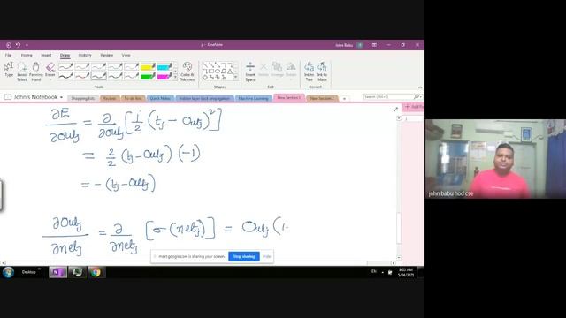 Derivation of Back propagation rule for Output unit and Hidden unit смотреть онлайн