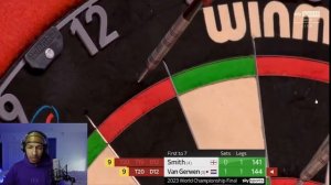 Live Reaction: Greatest Leg of DARTS ever!?!?😳