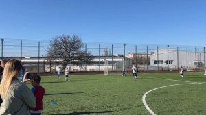 08-03-2025 года. ОЗП-2017-19 ВЛ. ДЮФК 2017 светлые - ФК Черноморец 2017 синие. 2 тайм
