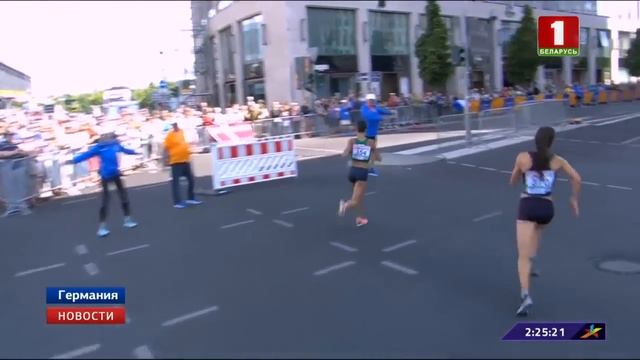 Ольга Мазуренок завоевала золото в марафоне на чемпионате Европы в Берлине смотреть онлайн