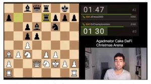 Alireza Firouzja  Totally Punishied Magnus Carlsen for the Bongcloud | Agadmator Arena