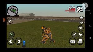 GTA San Andreas bumblebee robot mod v2 android link download