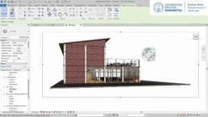 Project Cafe | Tutorial Revit Membuah Denah, 3D camera, Rendering, dan Walkthrough by Chandra K. T.