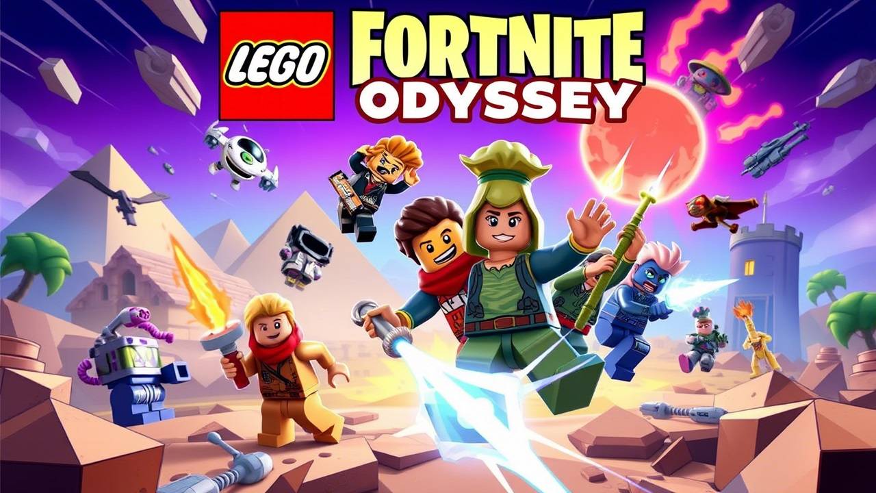 Играем в LEGO Fortnite Odyssey | Строим поселения #14