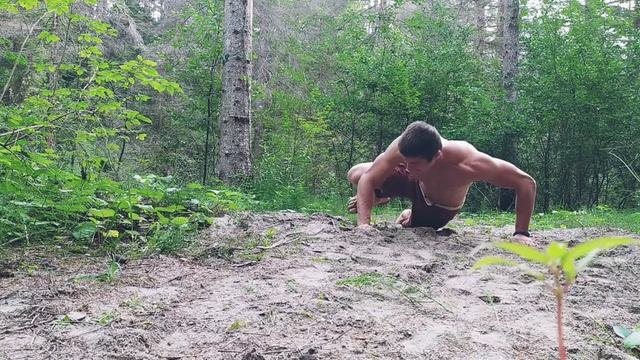 Калистеника . Упражнения с собственным весом на природе в лесу Австрии Калистеника для всех