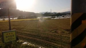 2019.10.09. Уборка риса. Комбайн (Yanmar)