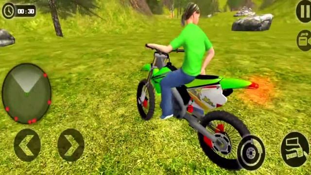 Downhill Kid Offroad Dirt Bike Rider Motorcycle Driving Simulator#24 - Best Android Gameplay UYNB