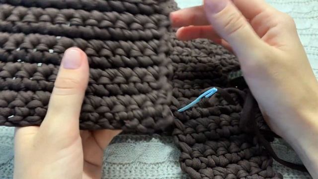 Простейшая в вязании сумка из Pinterest The simplest knitting bag from Pinterest