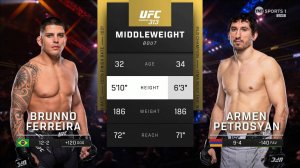 UFC 313: BRUNNO FERREIRA vs ARMEN PETROSYAN /FULL FIGHT