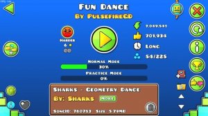 Geometry Dash Fun Dance [Создавайте подобные уровни что-бы не парится с декором].