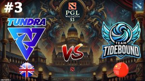 ДУРАЧЬЕ ПОКАЗАЛ КЕРРИ ВОЙДА! | Tundra vs Tidebound #3 (BO3) PGL Wallachia S3