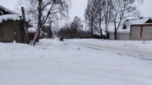 очистка дорог от снега 71часть
