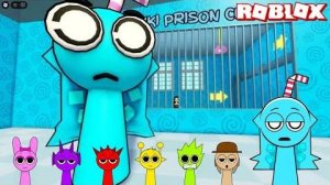 Sprunki Aqua Играл в Aqua Prison Run Obby в ROBLOX | Incredibox Sprunki | Прохождение геймплея