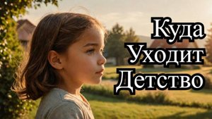 ДЕТСТВО. Новая песня, "Куда уходит детство", о безудержно ушедшем детстве.