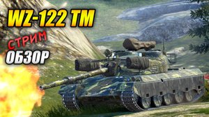 WZ-122 TM - стрим ОБЗОР (Tanks Blitz | Танки Блиц)