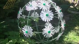 Красивые ромашки из белых пластиковых бутылок.  !!.mp4