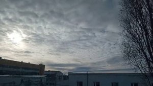 Первые прояснения после месяца пасмурного неба. Белгород. Декабрь 2024.