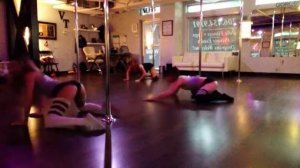 Twerking at Vertical Trix Pole Dance Studio