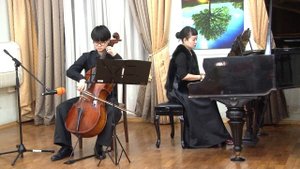А.Ариости (Соната для виолончели и фортепиано) - исполняют Нгуен Чи Дык и Нгуен Тхюи Лин
