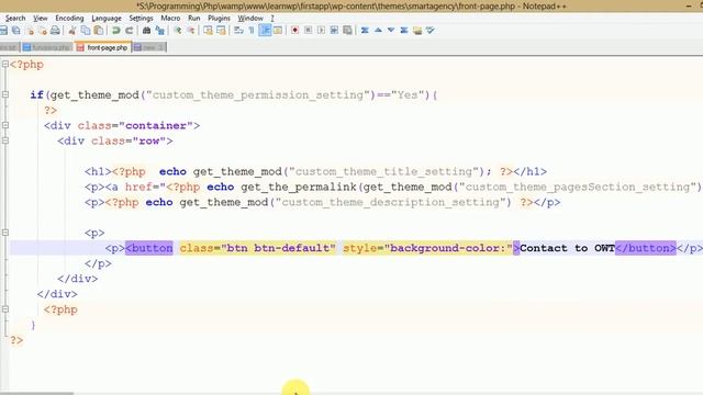 Wordpress Theme Options Development for beginner (Part 9) Introduction of Wp Customize Color Contro