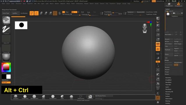 How to Customize Interface Zbrush Quick Tips смотреть онлайн
