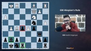 GM Vladimir Akopian's Important Rule (on Piece Activation) - Daily lesson with a Grandmaster - #64