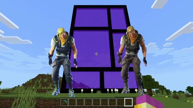 balenciaga new Fortnite dance in Minecraft