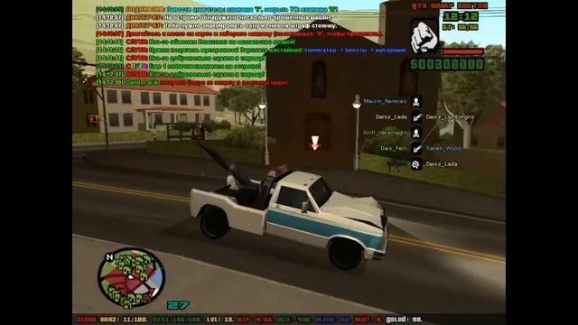 GTA SAMP SEKTOR #4 Квест "Эвакуаторщик" смотреть онлайн