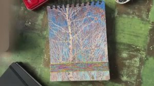 Начнем новый художественный год с листалки! Мой весенне-летний скетчбук из Третьяковки!