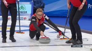 HIGHLIGHTS: Switzerland v Canada - round robin - LGT World Women's Curling Championship 2019
