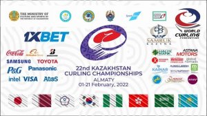 22-nd Kazakhstan Curling Championships. 1 Tour. Mixed Doubles. Almaty & Nur-Sultan