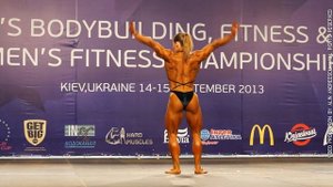 Olga Beliakova - Russia, 1rst place at World Women's Bodybuilding Championship in Kiev 2013