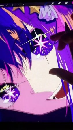 Painting Ai Hoshino | Anime💕Skateboard #oshinoko #anime #animeart #aihoshino #shorts #painting #fyp